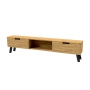 Szafka RTV-17 Drewno Lite Dąb Loft Lakier Rozmiary od 100 cm do 200 cm PREMIUM